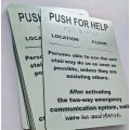 Ada Small Braille Sign с повдигната тактилна графика